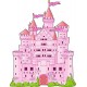 Sticker enfant Chateau réf 2541 (Dimensions de 10 cm à 130cm de hauteur)