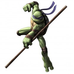 Sticker enfant Tortue Ninja Donatello réf 15134
