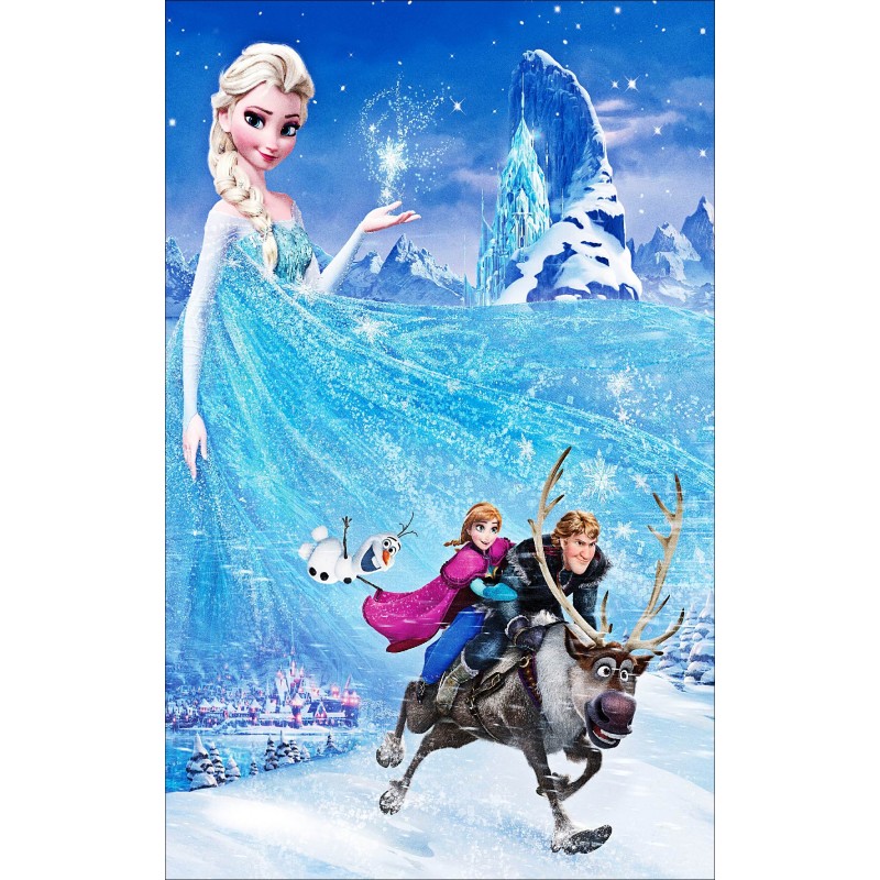 Stickers Autocollant enfant Frozen Anna la reine des neiges 15205 -  Stickers Muraux Enfant