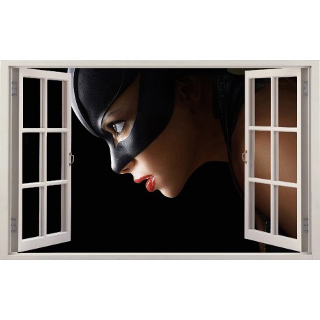 Stickers fenêtre Catwoman réf 11131