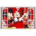 Stickers fenêtre Mickey Minie réf 11129