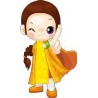 Sticker enfant Magic Lee 17x30cm