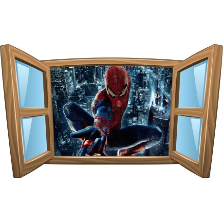 Sticker enfant fenêtre Spiderman réf 1010
