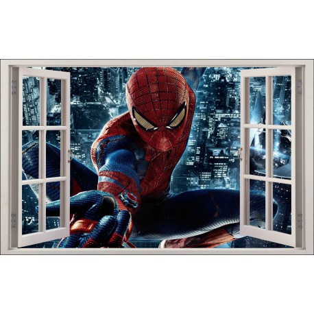 Sticker enfant fenêtre Spiderman réf 1062