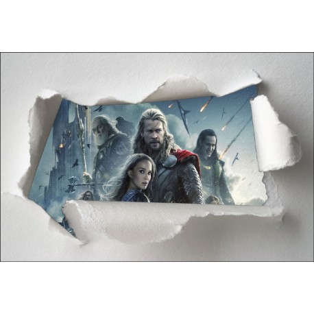 Stickers enfant papier déchiré Avengers réf 7635