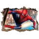 Stickers 3D trompe l'oeil Spiderman réf 23244