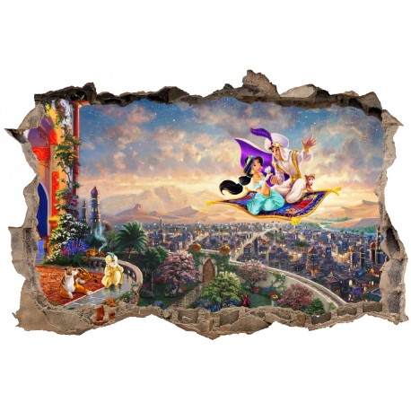 Stickers 3D Aladin réf 23634