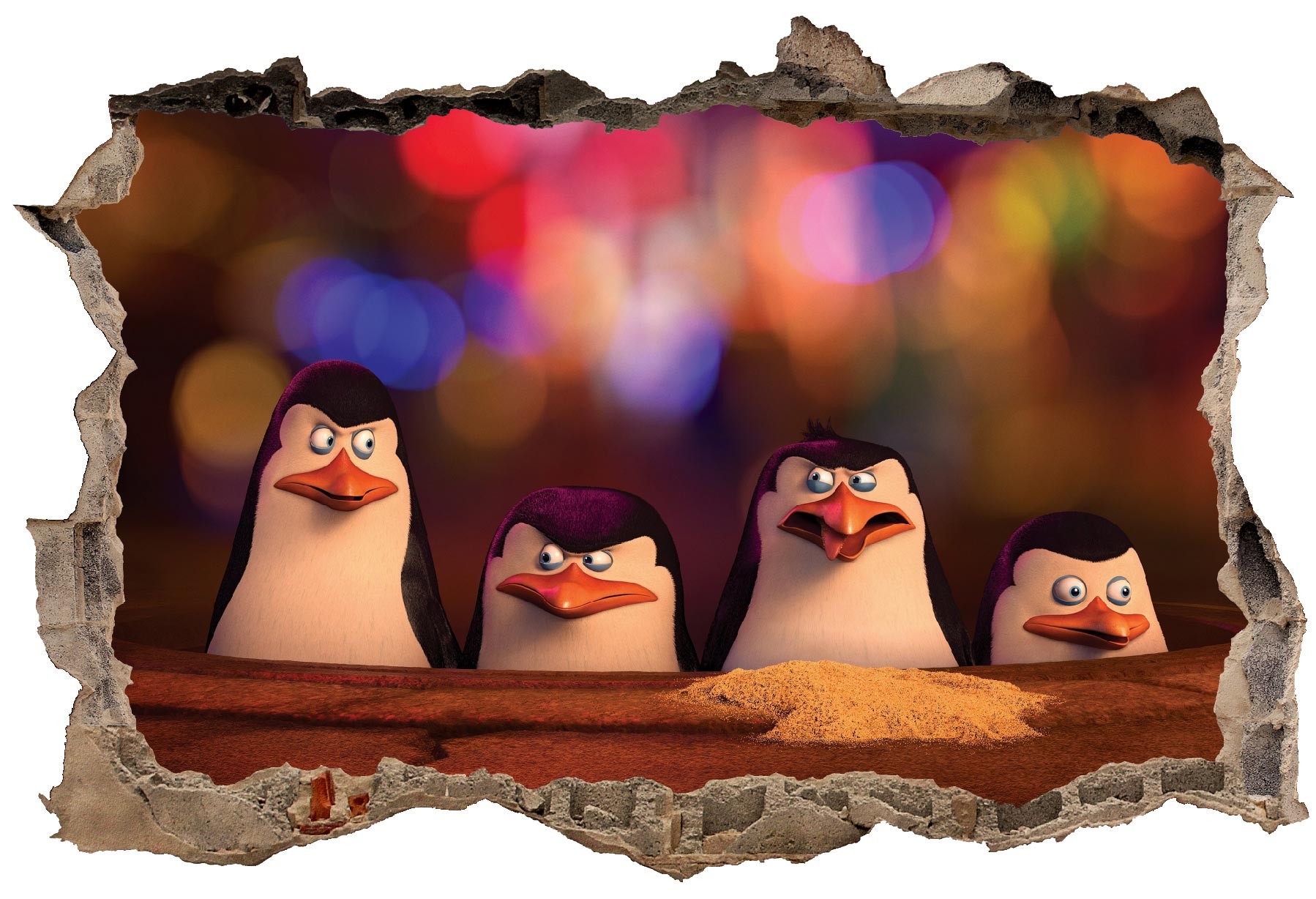 Stickers 3D Pingouins réf 23821 23821