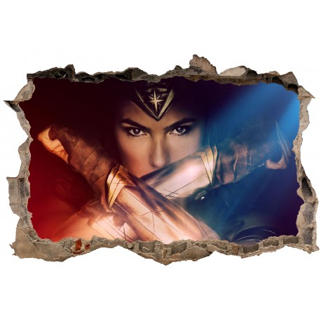 Stickers 3D Wonder Woman réf 23826