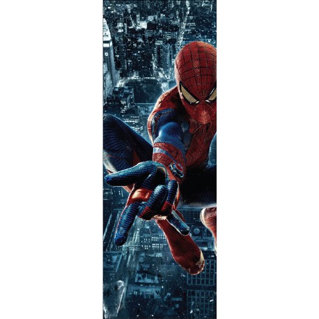 Stickersnews 83x204cm Sticker de porte enfant Spiderman réf 717 Dimensions