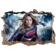 Stickers 3D Supergirl réf 52473