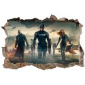 Stickers 3D Captain America ref 9516