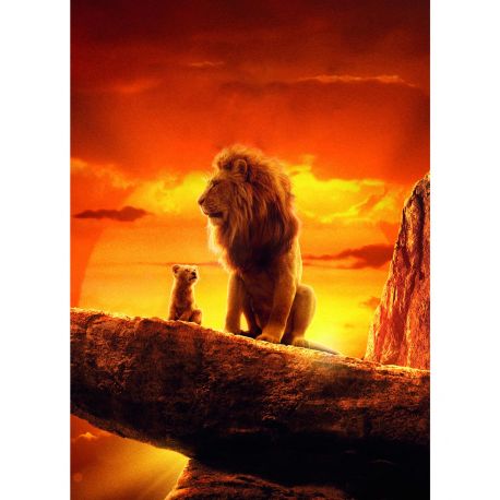 Stickers muraux géant Le roi lion