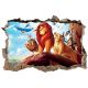 Stickers 3D Le roi lion