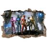 Stickers 3D Powers Rangers
