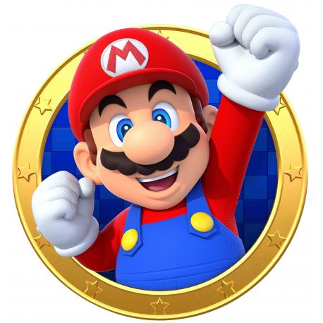 Sticker hublot Mario