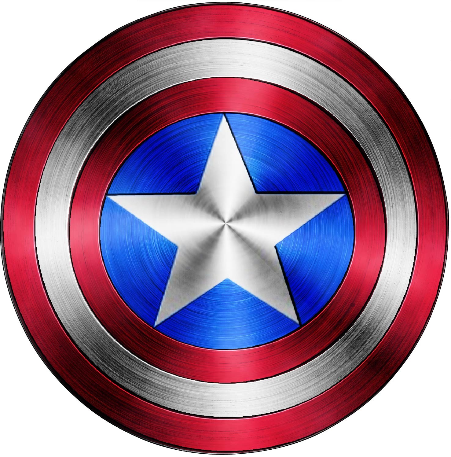 Stickers Bouclier Captain America Avengers 15076 - Stickers Muraux Enfant