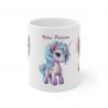 Mug personnalisé personnalisable Licornes avec prénom ou petit texte - Idée cadeau - Mug original pour Enfant ou Adulte