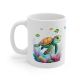 Mug personnalisé Tortue poissons avec prénom - Idée cadeau - Mug tasse pour Enfant et Adulte