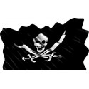 Sticker autocollant drapeau Pirate