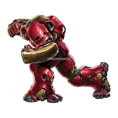 stickers Hulkbuster Iron Man Avengers réf 15016