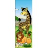 Sticker enfant Girafe pour porte plane ou mural réf 705