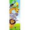 Sticker enfant Animaux porte plane ou mural réf 716