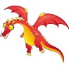 Sticker enfant Dragon réf 928 (Dimensions de 10 cm à 130 cm de largeur)