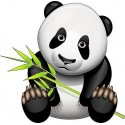 Sticker enfant Panda