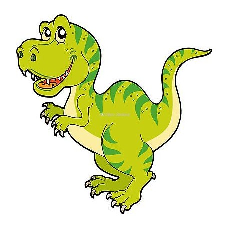 Sticker enfant Dinosaure réf 923 (Dimensions de 10 cm à 130cm de hauteur)