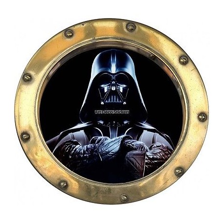 Sticker hublot enfant Star Wars Dark Vador 9565