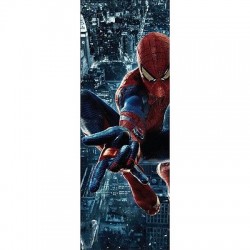 Papier peint porte enfant Spiderman 717