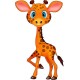 Stickers autocollant muraux enfant Girafe réf 3726 (30 dimensions)