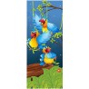 Sticker enfant porte Oiseaux réf 1725