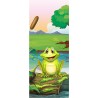 Sticker enfant porte Grenouille réf 1728