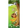 Sticker enfant porte Animaux jungle réf 1729