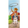 Sticker enfant porte Cow-Boy réf 1730