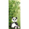 Sticker enfant porte Panda réf 1732