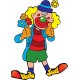 Stickers muraux enfant Clown réf 3576 (30 dimensions)