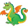 Stickers muraux enfant dragon réf 3637